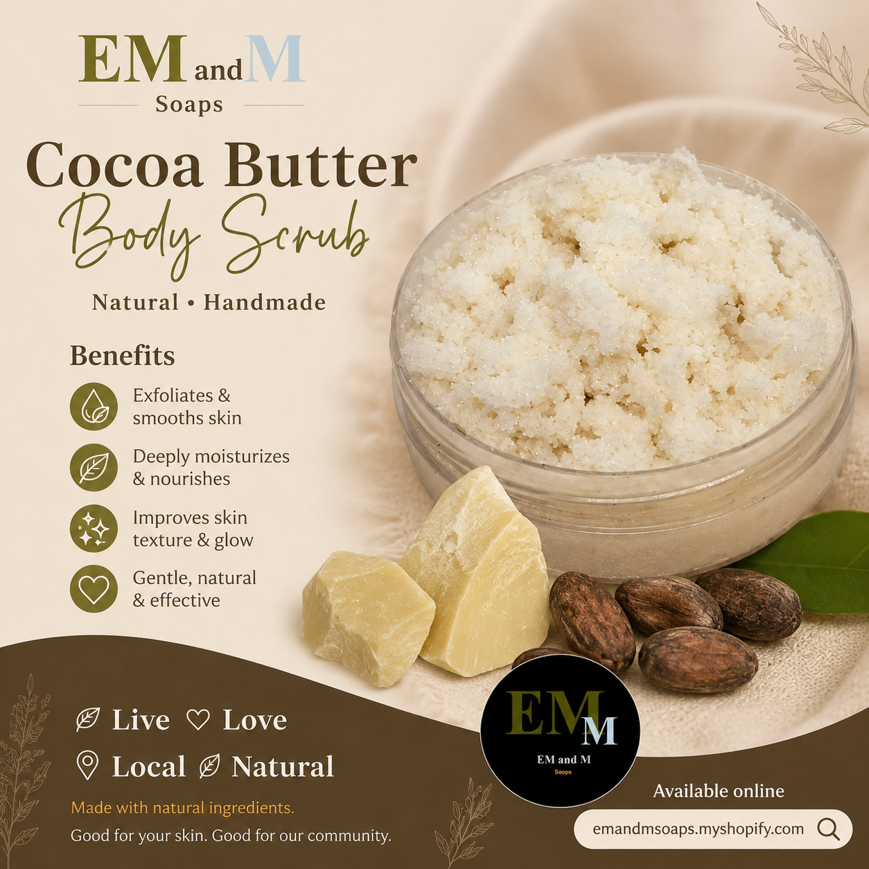 Cocoa Butter Body Scrub