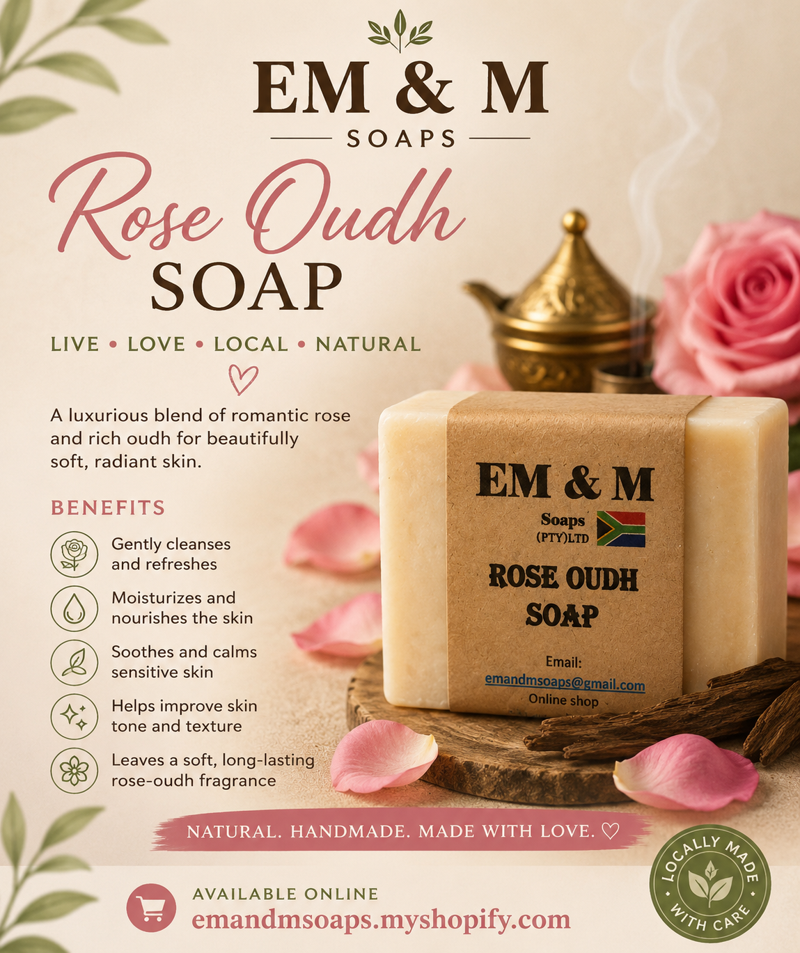 Rose Oudh Soap