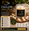 Tallow Lotion Beads