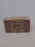 Watermelon with poppy seeds Soap