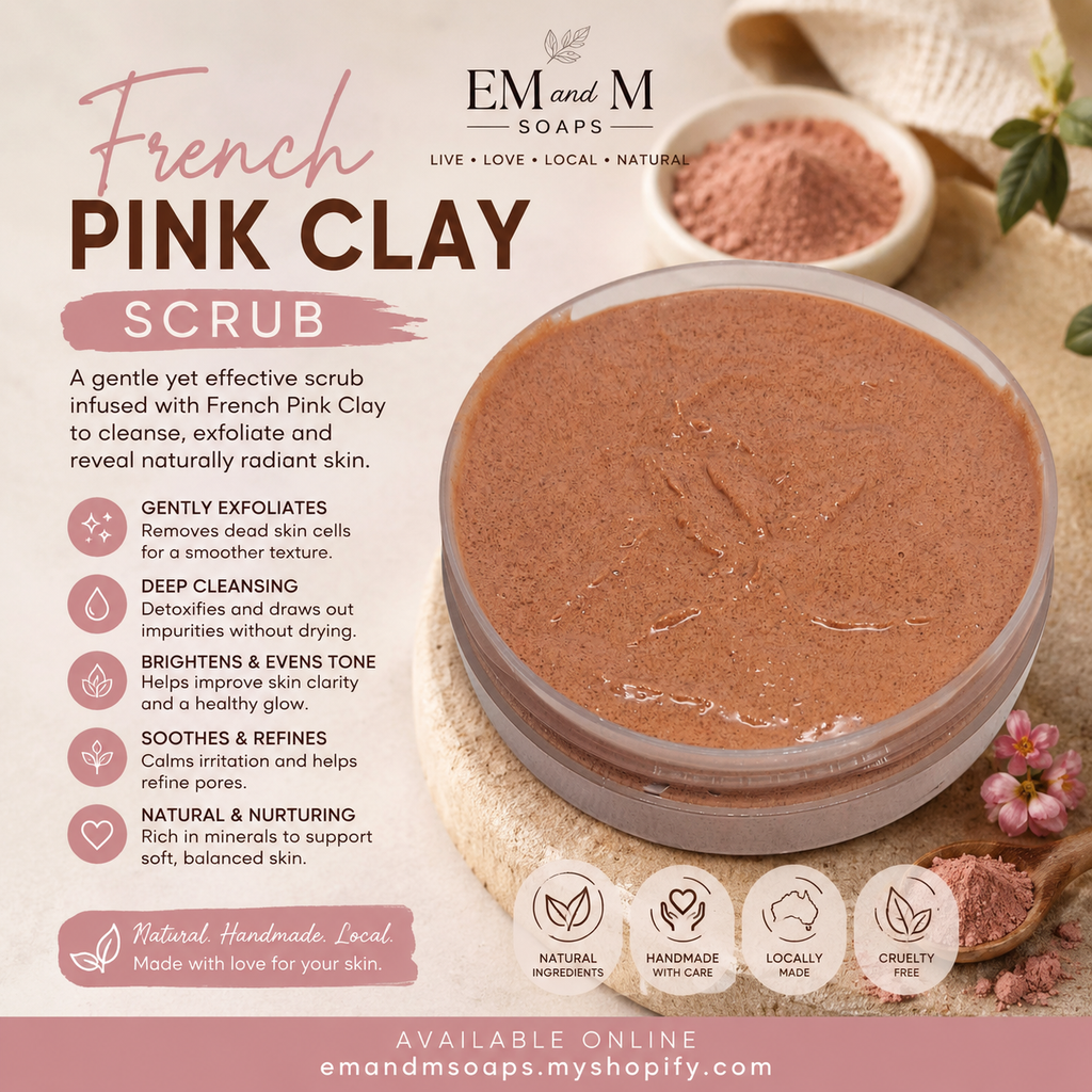 Pink French Clay Scrub